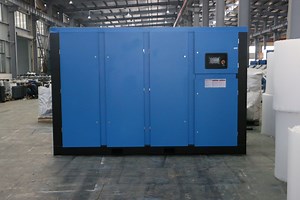 [Hot Item] Two Stage Pm VSD 250kw 350HP Screw Air Compressor with Hanbell Airend