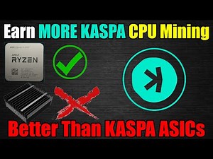 OMG!! CPU MINING MORE KASPA Than ASICs!!! - UNMINABLE