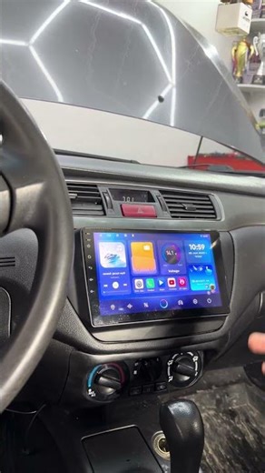 We installed an Android radio in a Mitsubishi Lancer IX #automobile #autostudio #stavaudio