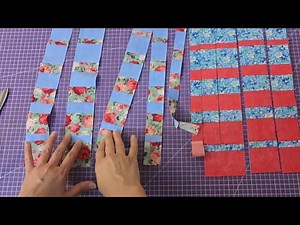 A Smart Cut Turns 4 Squares Into a Stunning Patchwork Model