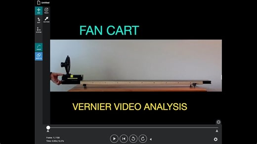 Vernier Video Analysis - Fan Cart