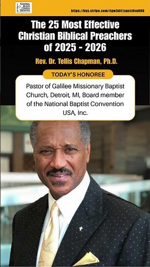 Rev. Dr. Tellis Chapman | Top Preacher 2025