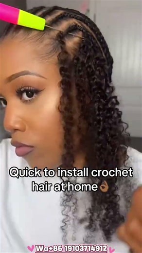 How to use crochet hair extensions?#crochet #hairextensions #bundle #wig #wigs #fypシ #hair #nicewigg