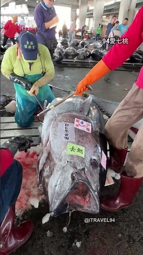 Masterful bluefin tuna otoro cutting reveals luxurious sashimi slices #黑鮪魚 #knifeskills #sashimi