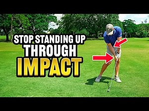 The Easiest Way To Stop Standing Up In The Golf Swing