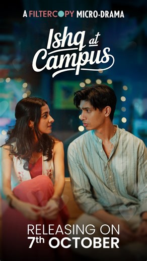 Teaser’s out and we’re hooked 😍… campus life just found its most romantic chapter ❤️ #IshqAtCampus Ft- @maahiforyou @itanyasharma | FilterCopy