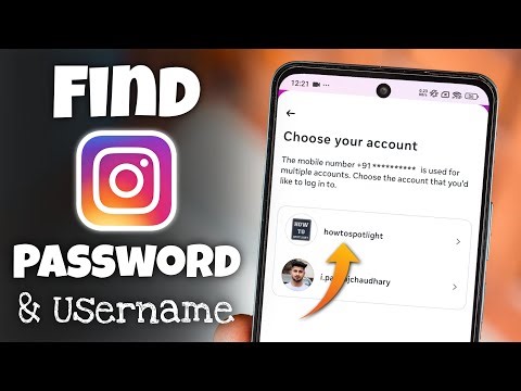 How to Find Instagram Password and Username