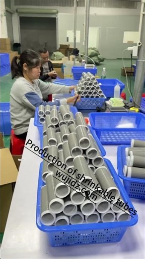 Production of shrinkable tubes