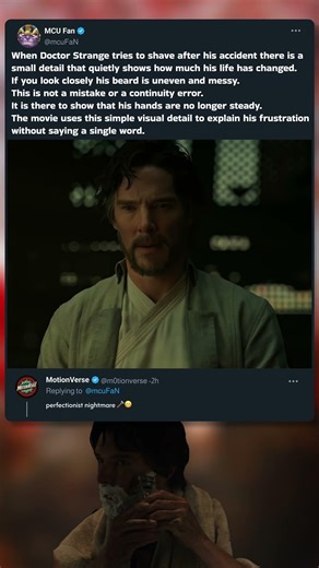 Doctor Strange’s Uneven Shave Revealed a Heartbreaking Truth 🪒🩹 #DoctorStrange #MCUDetails