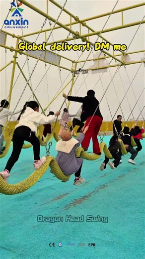 Dragon-Head Swing, global supply！ #anxinamusement #fyp #manufacturer #park