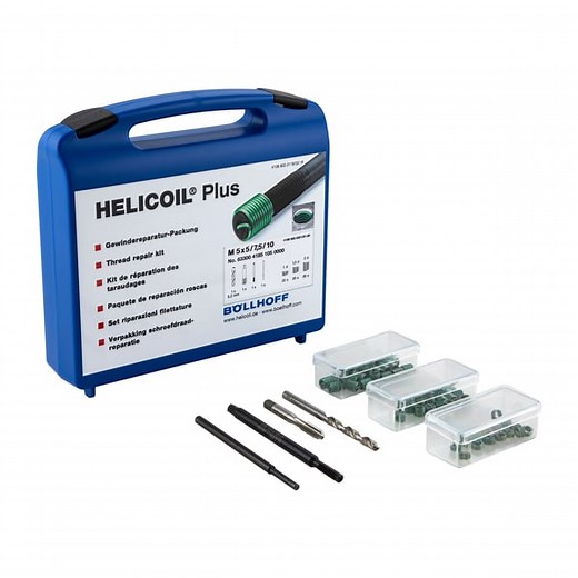 Thread Repair Kit M5x5/7,5/10 mm, BÖLLHOFF HELICOIL® Plus Kit