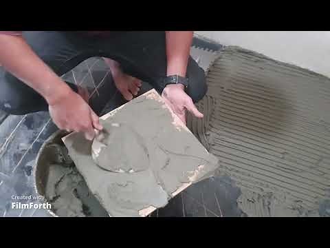 Tile on Tile Application Video using Kerakoll Biofix Adhesive