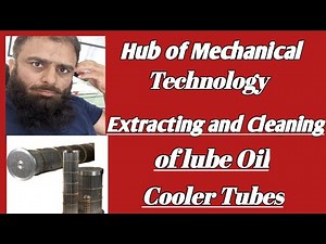 cleaning of lube oil cooler from oil side and its oil flow route.