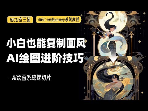【AI绘画】midjourney｜iw图像权重参数使用讲解和应用，快速复制画风还原形象！