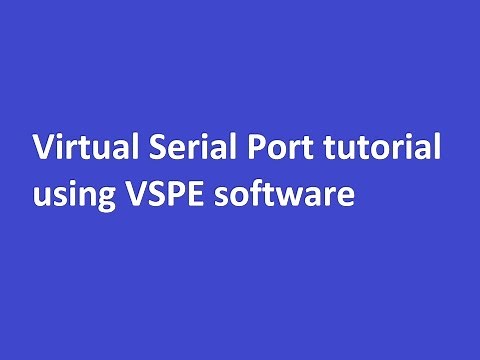 Virtual Serial Port Tutorial