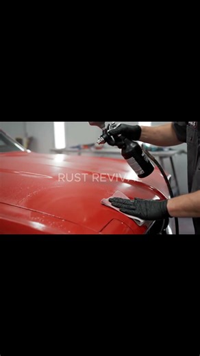 Abandoned Pontiac GTO Repaint ASMR | Classic Red Restoration (No Talking) #carrestoration #asmr