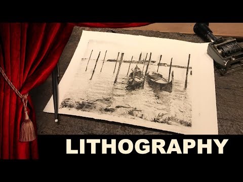 AlikA Art Atelier - Gondola Litho Print