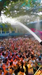 22K views · 360 reactions | WATCH the video highlights of our lively Color Run 2024, featuring over 2,000 students running through a burst of vibrant colors, having a blast, and dancing while getting soaked by a water cannon! #FidesCaritasLibertas | Holy Cross College | Facebook