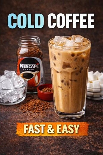 Cold Coffee Making #recipe #food