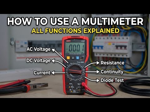 How to Use a Multimeter for Beginners | All Functions Explained