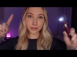 ASMR Detailed Cranial Nerve Exam, Relaxing Doctor Roleplay | Eyes, Ears, Facial Nerve Tests