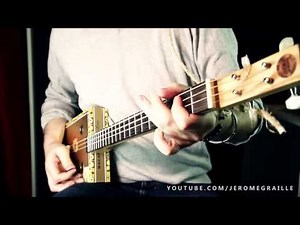 CIGAR BOX GUITAR BLUES BOOGIE - 4 STRINGS