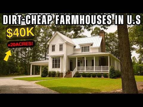 TOP 10 Dirt Cheap Tennessee Farmhouses with A LOT OF LAND Hidden Gems For Sale Right Now!