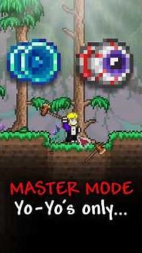 I Tried The UPDATED Yo-Yo Class in Terraria Master Mode...