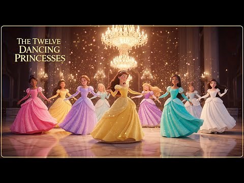 The 12 Dancing Princesses | Classic Fairy Tale | Bedtime Story (Day 1of 30) English Stories for Kids