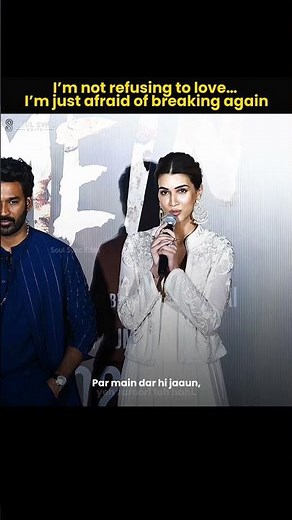 Tumhe mohabbat hai mujhse , yeh zaroori toh nahi . #shayari by Kriti Sanon & Dhanush . #shorts .