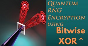 Quantum Encryption of Images in Python using Bitwise XOR and a QRNG