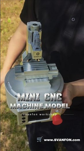 Mini Programmable CNC Machine Model - Pocket-Sized Mechanical Ornament & Collectible for Enthusiasts