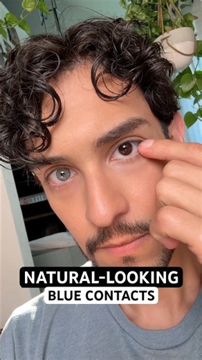 Natural-Looking Blue Contacts by @myeyebbofficial7500 #coloredcontacts
