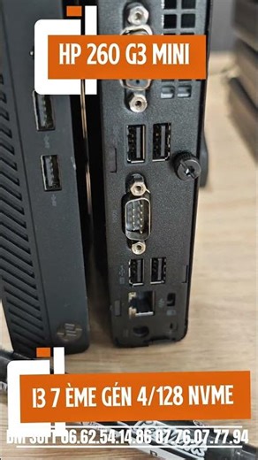 Hp 260 G3 mini I3 7EME 4/128 NVMe