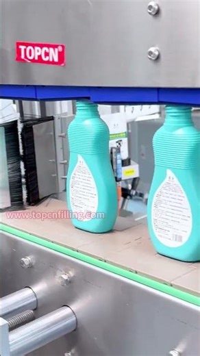 Automatic Two Sided Labeling Machine #factory#labelingmachine #automation #bottlelabelingmachine