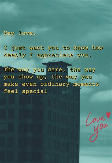 Heartfelt Love Note for My Special Someone