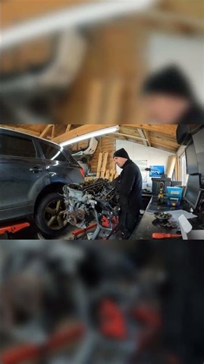 Never seen an engine fall apart like this before #carrestoration #british #mechanic