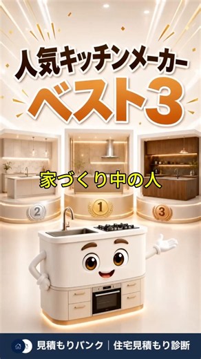 【プロが選ぶ】人気キッチンメーカー ベスト3