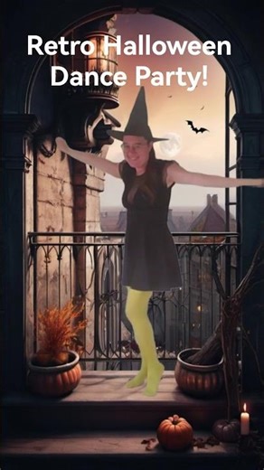 Retro Halloween Dance Party! 💃👻