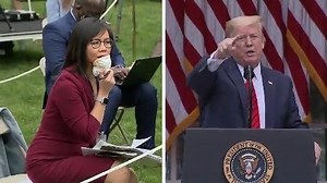President Trump told CBS reporter Weijia Jiang to "ask China" in response to her question at a White House press conference Monday. He called her question "nasty," and ended the press conference less than a minute later. (Video: CNN, Pool) MORE: https://bit.ly/3cpSHvA | WRGB CBS 6 News, Albany