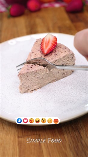 5-Ingredient Strawberry Cheesecake #fblifestyle | Simple Food - videos and recipes