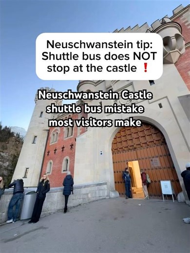 Neuschwanstein Castle shuttle bus mistake most visitors make | Germany Travel Series
