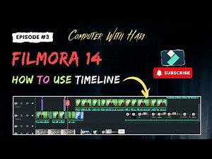 How to Use the Timeline in Filmora 14 | Video Editing Step-by-Step Guide for Beginners | Part - 3