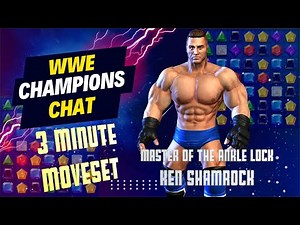 Ken Shamrock Master of the Anklelock | 3 Minute Movesets | WWE Champions