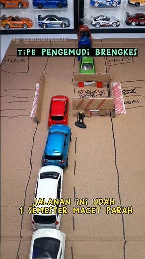 Supir nekat! Tipe Pengemudi Arogan ketemu truk gede. 😯😯