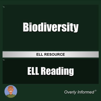Biodiversity ELL Reading Passage & Comprehension Worksheet