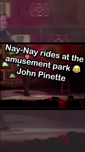 Nay-Nay rides at the amusement park 😂 John Pinette #dailylaughs #comedy #waterpark #funny #jokes