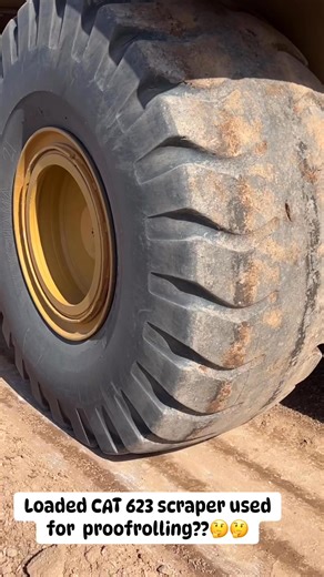 Your thoughts on using a Loaded CAT 623 scraper. 🧐🧐 #constructionlife #constructionequipment #scrapers | Pro TV
