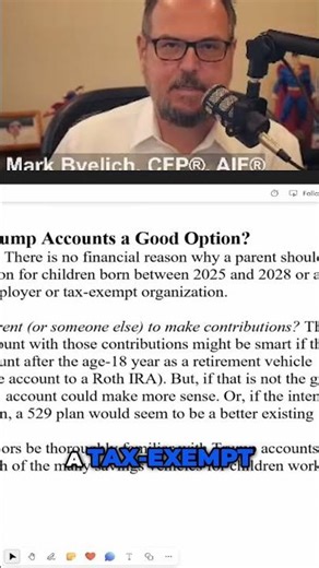 Trump Accounts Is Free Money for Your Kids a Good Idea