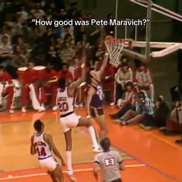 How good was Pete Maravich#petemaravich #NBA #basketball #fyp